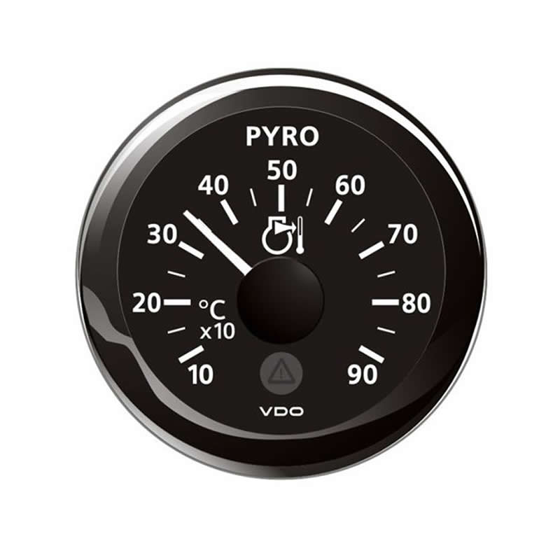 VDO ViewLine Pyrometer 900°C Black 52mm